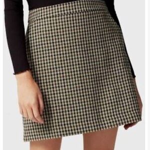 Anne Klein Black and White A-Line Skirt